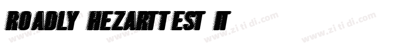 Roadly Hezarttest It字体转换